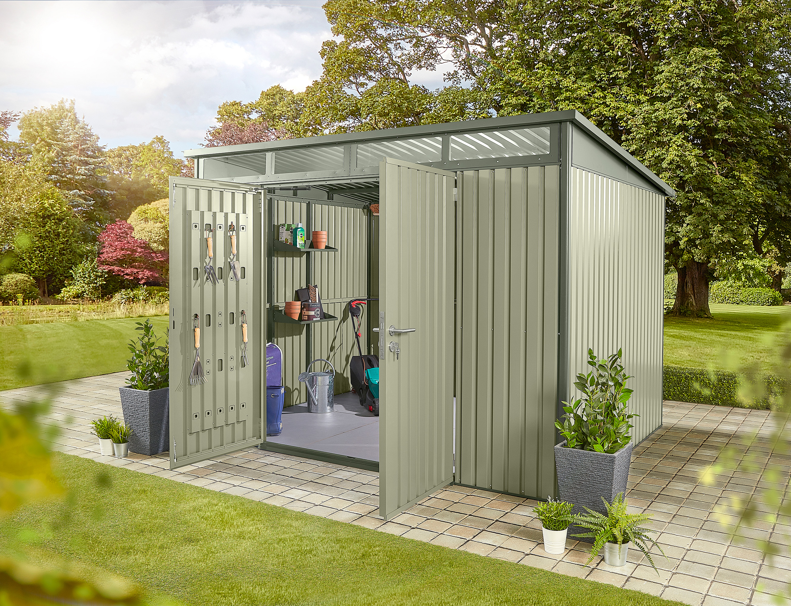 HEX 8ft x 6ft Hixon Shed | The Greenhouse People